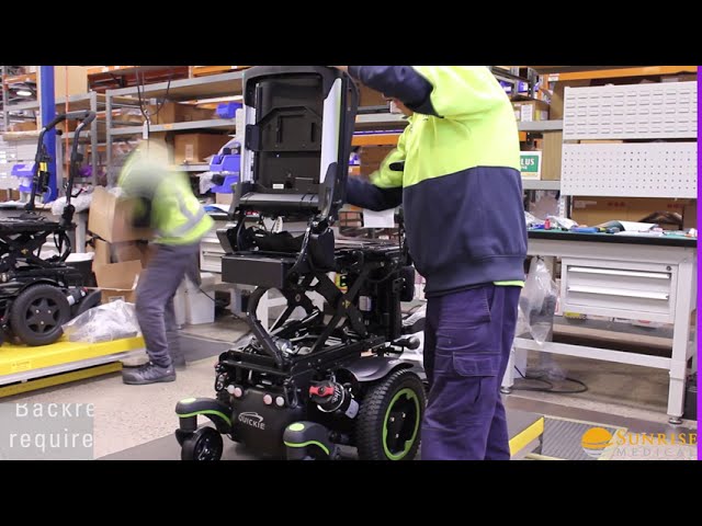 Quickie Q700M Wheelchair Construction Timelapse - Sunrise Medical Australia