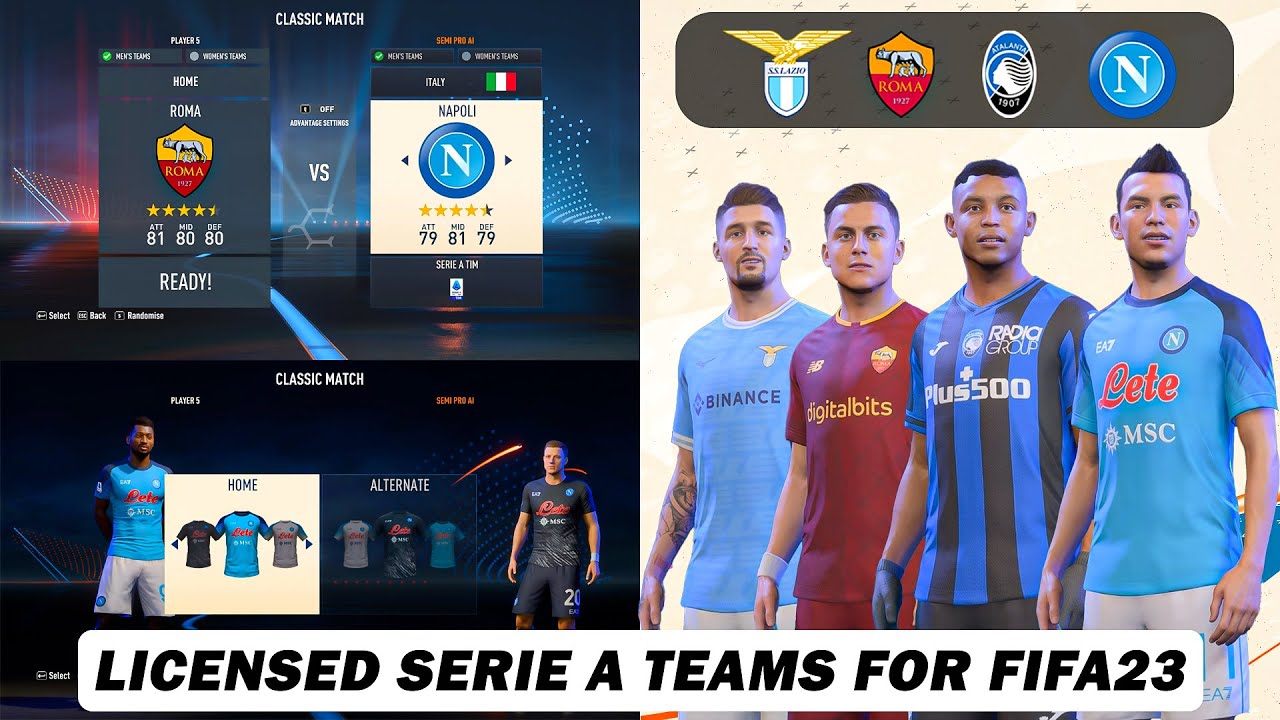 FIFA 23 - MODO CARREIRA SERIE A SERIE B ITALIANA 