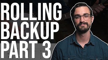 Bluegrass Banjo Transitions! // Rolling Backup Part 3
