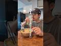 独身男、冷やし缶詰そうめんで昼飲み