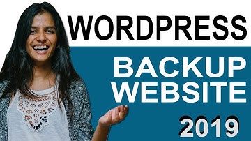How to backup wordpress site in cPanel 2019