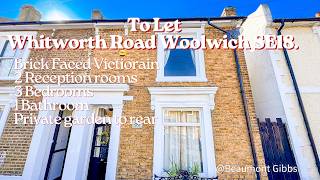 Beaumont Gibbs Lettings Agent In Woolwich SE18 present this charming3 bedroom Victorian house to let