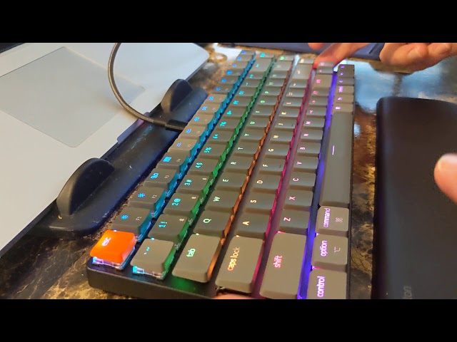 Keychron mechanical keyboard: K3 (with red optical) compared to K1