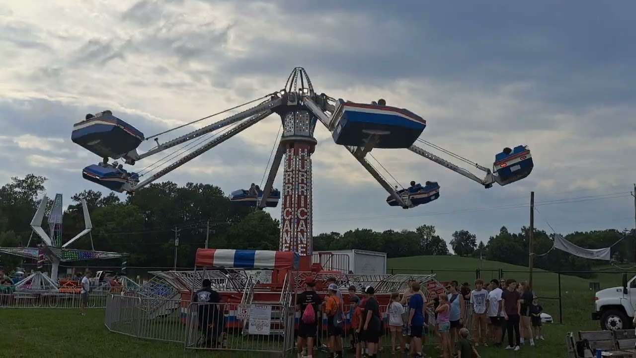 Hurricane Ride At The Town & Country Fair In Washington, Missouri 2023