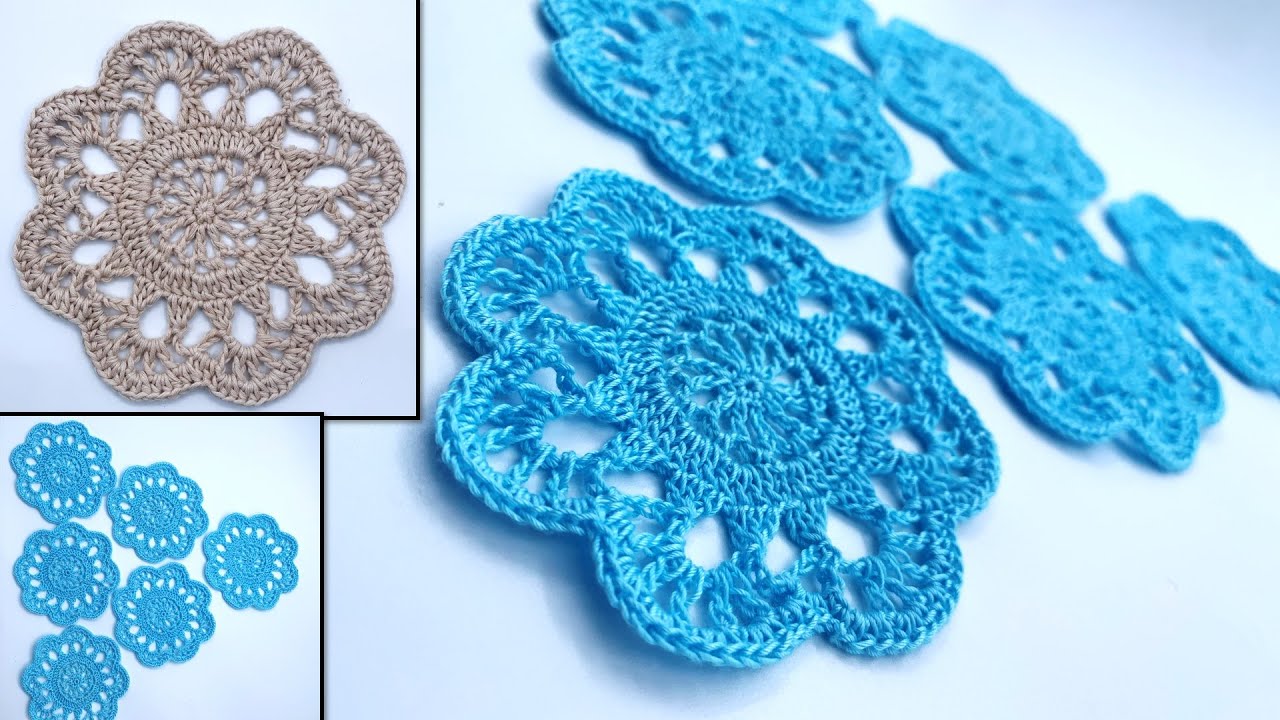 Beautiful Crochet Lace Doily / Coaster Tutorial | Easy & Elegant Pattern