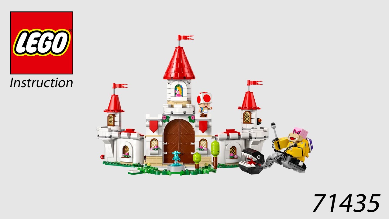 LEGO Instruction - Super Mario - 71435 - Battle with Roy at Peach's Castle