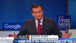Malzberg | Roger Stone: Cruz Pummeled And Exposed During Debate