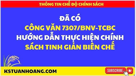 🚨 Toàn văn Công văn 7307/BNV-TCBC – Quy định mới về tinh giản biên chế 2025 bạn cần biết!