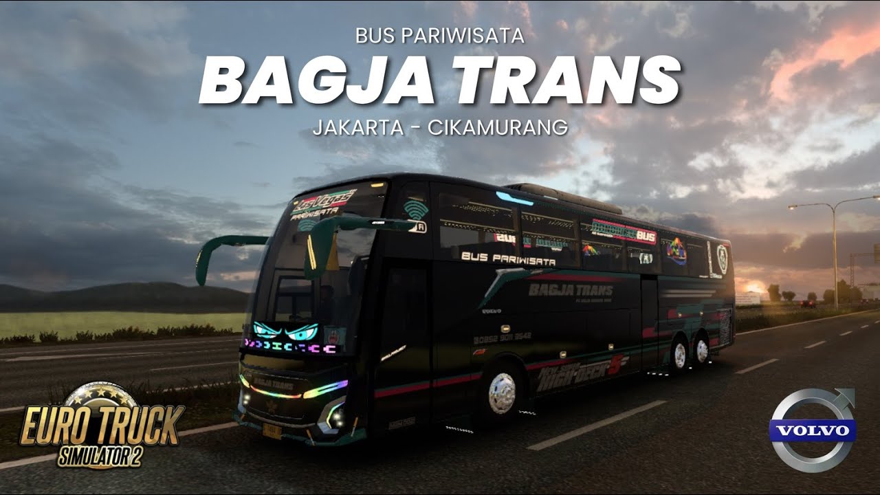 JETBUS 5 BAGJA TRANS JAKARTA - CIKAMURANG | ETS 2 MOD INDONESIA