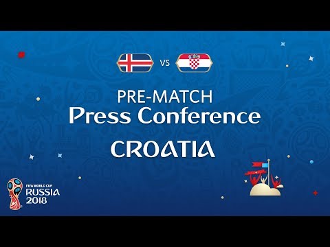 FIFA World Cup™ 2018: ISL vs CRO : Croatia - Pre-Match Press Conference