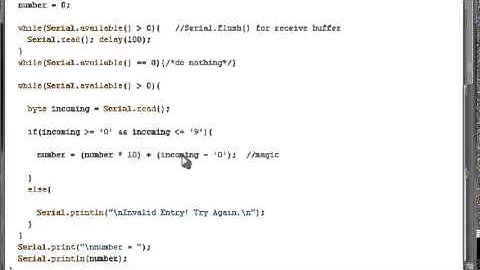 Arduino Programming Tutorials || Collecting multi-digit values using while and Serial.available()