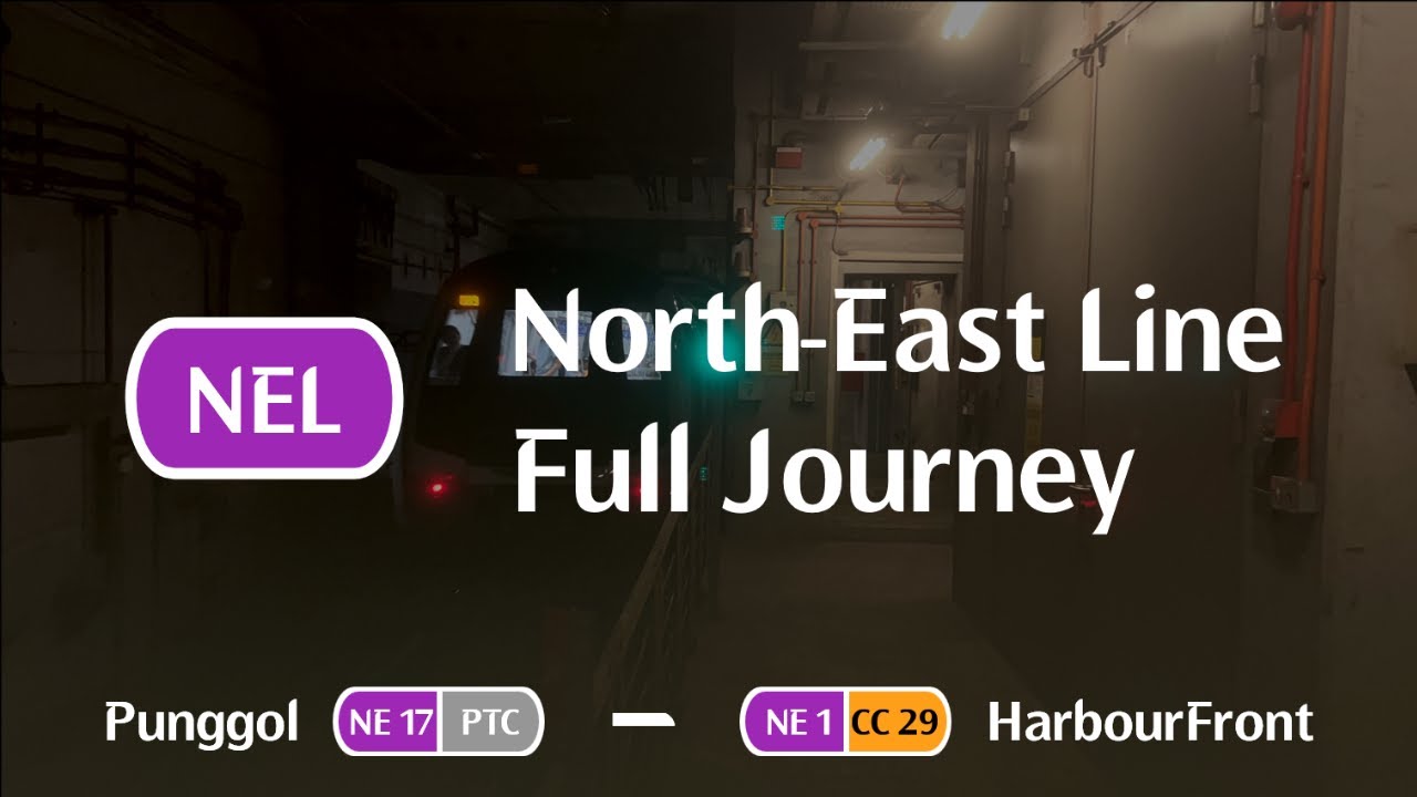 [NEL FULL JOURNEY][SBST] C851E ~ 7089/7090 ~ NE17 Punggol → NE1 HarbourFront