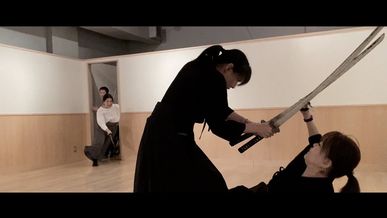 映画風サスペンスな殺陣！【生徒による立ち廻り】#殺陣 #二刀流 #小太刀