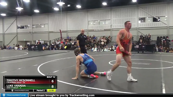 182 Lbs Round 3 (8 Team) - Timothy McDonnell, Cali...