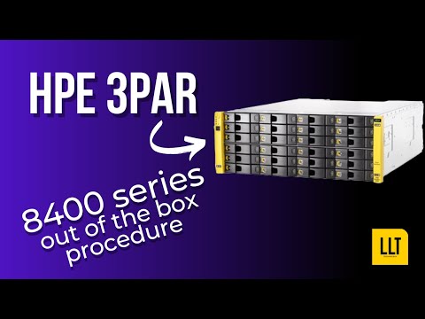 HPE 3PAR 8400 series SAN Storage initialization  #shorts #storage #san #hpe #fc #enterprise #hp