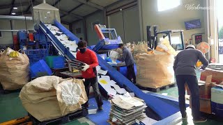 Process of Shredding 50 tons of documents per day. Huge Shredder in Korea by Workmanship 워크맨쉽 20,110 views 1 year ago 5 minutes, 18 seconds