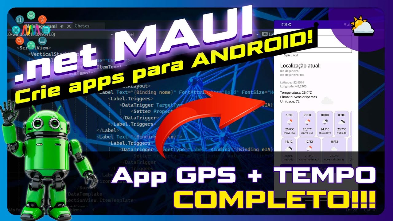 App de Previsão do Tempo com GPS + API OpenWeather em .NET MAUI (Passo ...