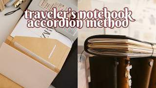 why i swapped elastics for accordion method on my traveler's notebook setup (no overhang!) 🪭 screenshot 1