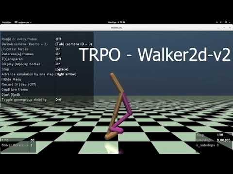 Comparison between PPO, TRPO and VPG Agents in MuJoCO Environments