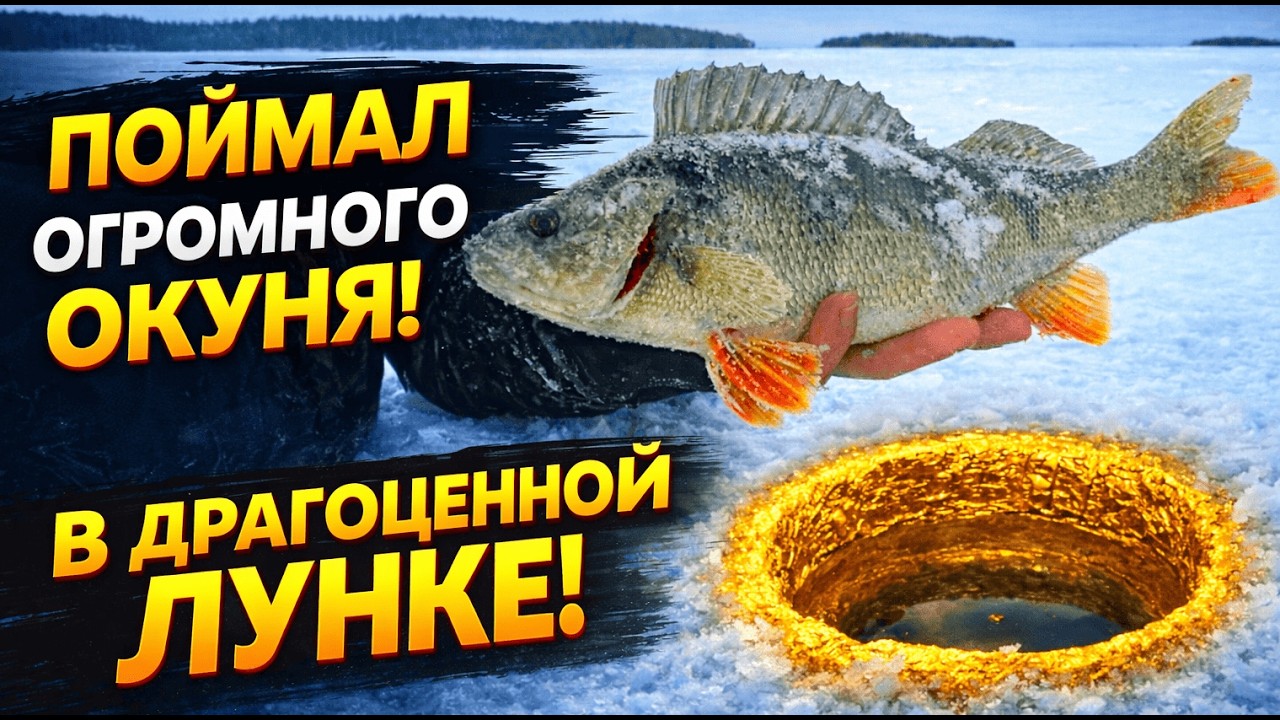 ВОТ ЭТО РЫБАЛКА! НАШЕЛ ЗОЛОТУЮ ЛУНКУ! В ШОКЕ ОТ КЛЕВА! ЗИМНЯЯ РЫБАЛКА НА КРУПНОГО ОКУНЯ