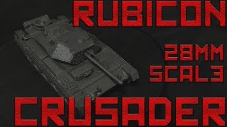 Rubicon 28mm Scale Plastic Crusader Tank Wealth