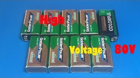 High voltage from 9v battery , Amazing idea 2018