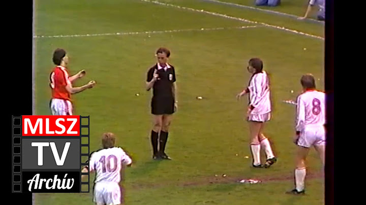 Hollandia-Magyarország | 2-0 | 1987. 04. 29 | MLSZ TV Archív