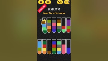 Water sort puzzle level 1593