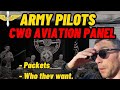 ARMY PILOTS - PANEL for Pilot Applicants
