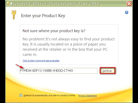 Microsoft Office Professional Plus 2010 Product Key Generator Free