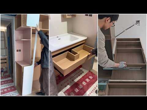 Custom Cabinet Installation | Creative Apartment Furniture Ideas