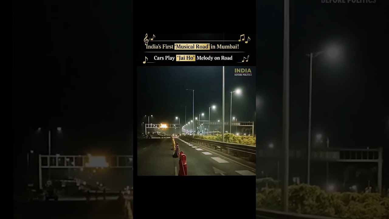 Mumbai launches India's first melody road on the Coastal Road corridor.