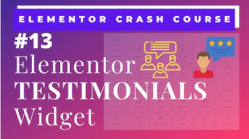 Elementor Testimonial Widget | How to add cool Testimonials on your WordPress Elementor Websites