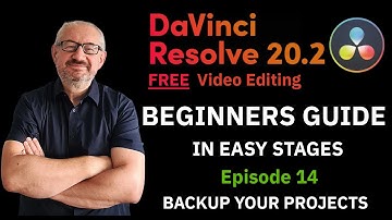 Projecten back-uppen in DaVinci Resolve | Beginnersgids voor 40-plussers, aflevering 14