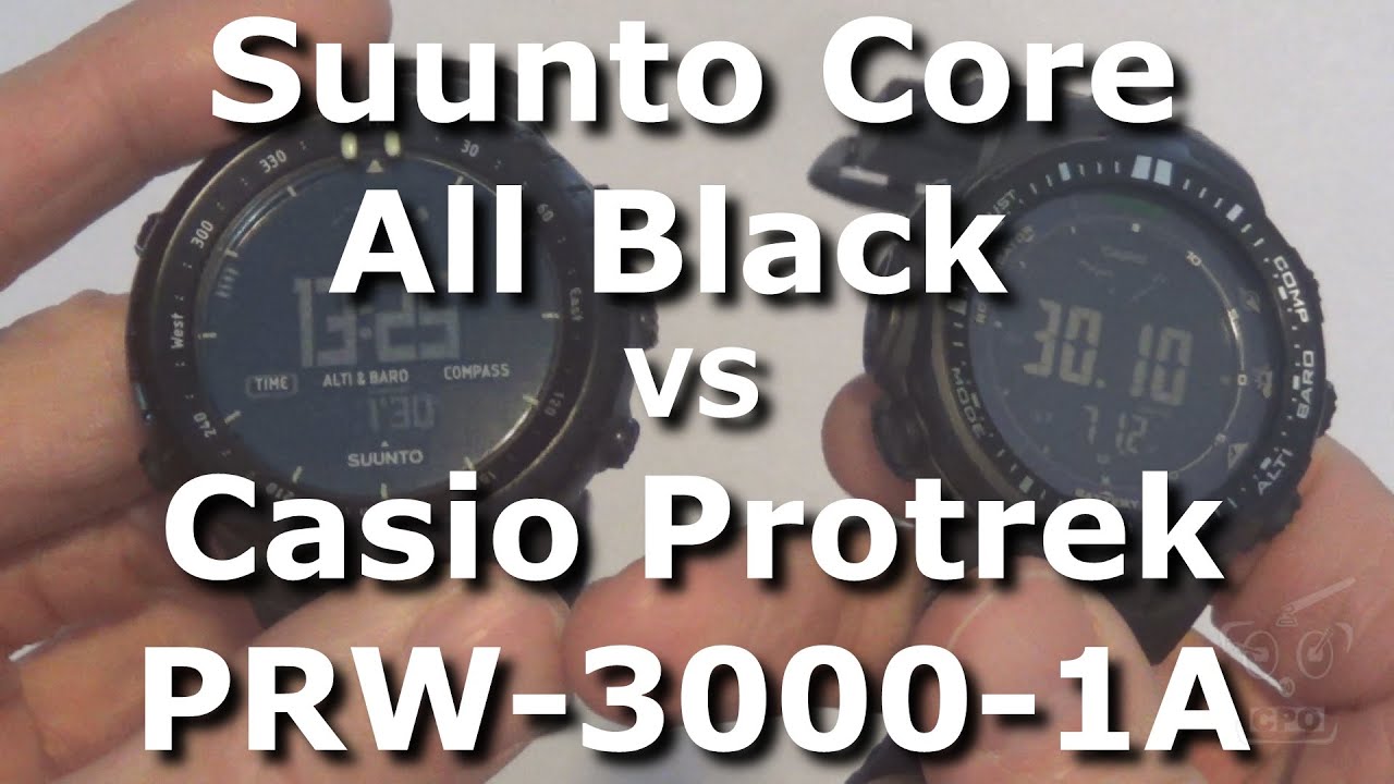 casio pro trek vs suunto core