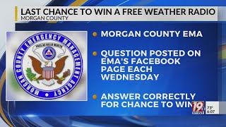 Last Chance To Win A Free Weather Radio | September 25, 2024 | News 19 at 6 p.m.