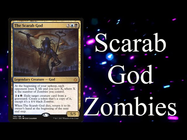 mtg the scarab god commander deck Magic Gathering Use Scarab God to exile cards in your opponents graveyards The Scarab God Commander Proxy