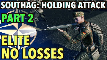 WARNO - Southag : Holding Attack NATO side part 2- Elite , No losses challenge.