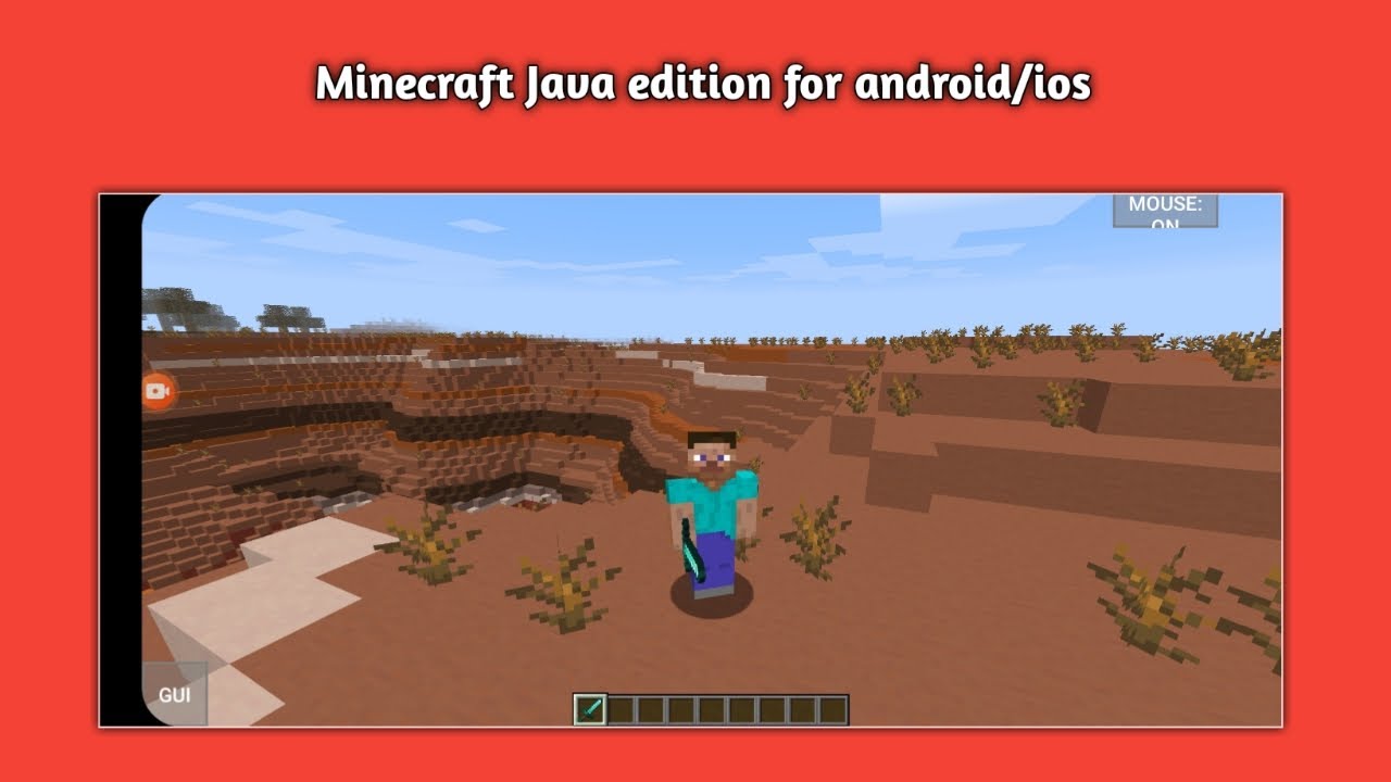 Minecraft java edition in android/ios for free - YouTube