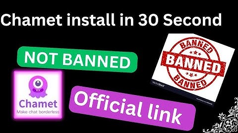 How to Install chamet application || Chamet app kaise install karen ||official link