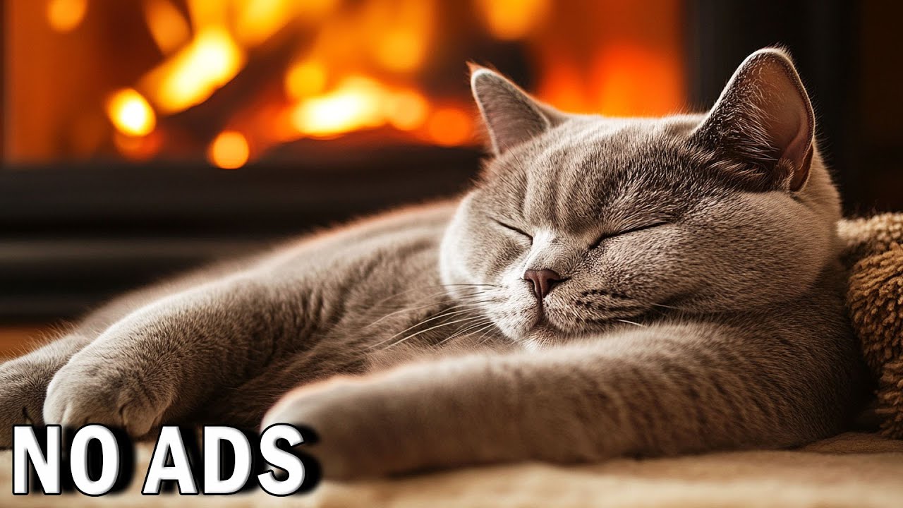 1 Hour Of Music For Cat to Fall Into Deep Sleep🐈Stress Relief♬ Heal Stress For Cat Soothing Piano