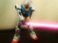 GUNDAM　 stop motion animation　Ⅱ　Beam Saber test