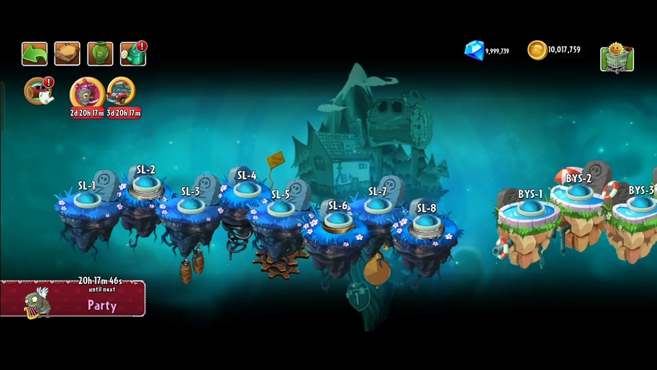 PvZ 2 Refloushed Gameplay: Epic Quest - Shadow Lurkers! (All Steps) (Replay)