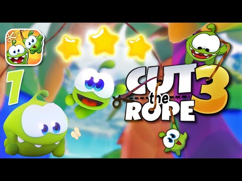 CUT THE ROPE 3 Full Game Walkthrough Part 1 (All Levels 3 Stars) 