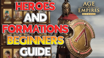 Understand HEROES & LINE-UPS! Beginners Guide to Age of Empires Mobile! #aoemobile