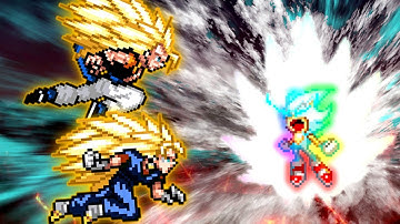 Gogeta SSJ3 V2 OP & Vegito SSJ3 V2 OP VS Sonic Chaos V3 OP (all form) #Jumpforce #Mugen