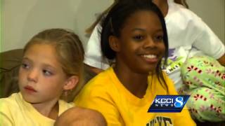 Gabby Douglas leaves Iowa