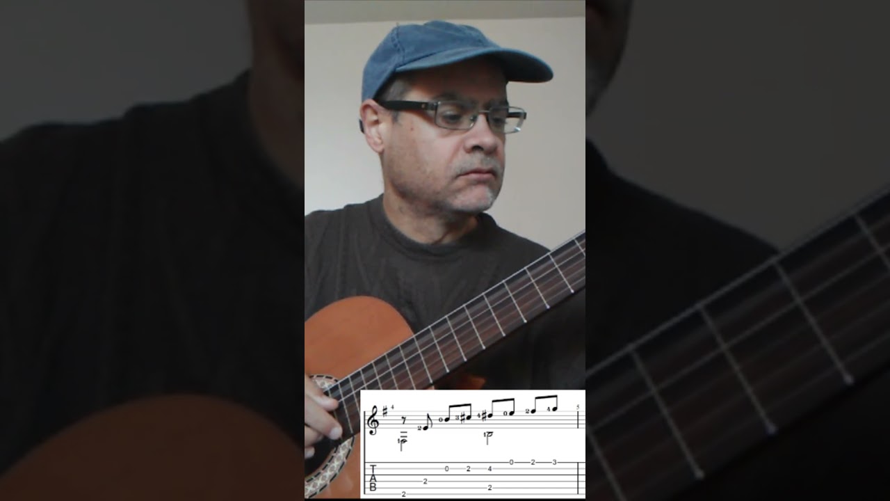 How to play Yesterday by The Beatles Guitar Solo - Ramón León Egea