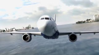 US Airways Flight 1549 - Ditching Animation