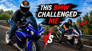 VERY POWERFUL BMW S1000RR Vs YAMAHA R1 | ZS MOTOVLOGS |